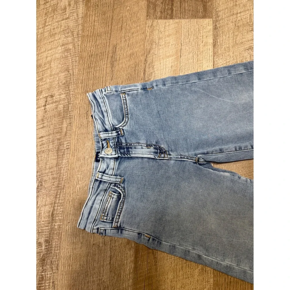 GAP Girls High Rise Wide-Leg Ankle Jeans
